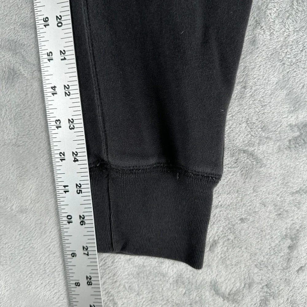 Abercrombie Joggers Women S Black Soft Fleece Logo Sweatpants Loungewear Cozy